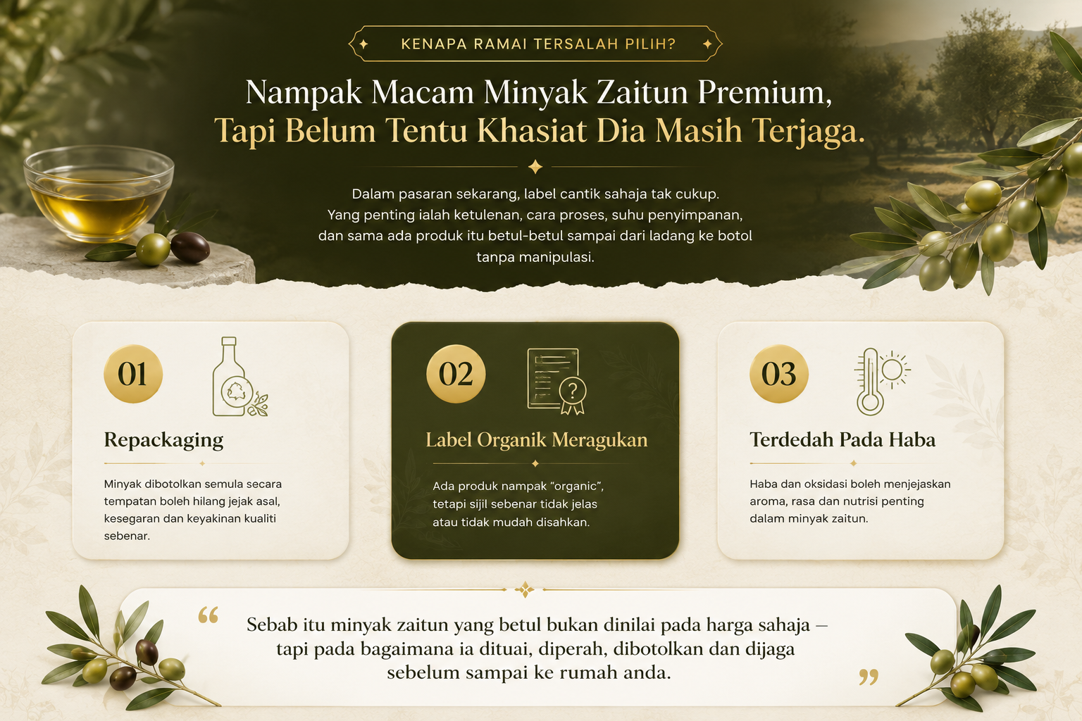 Kenapa Ramai Tersalah Pilih Olivko